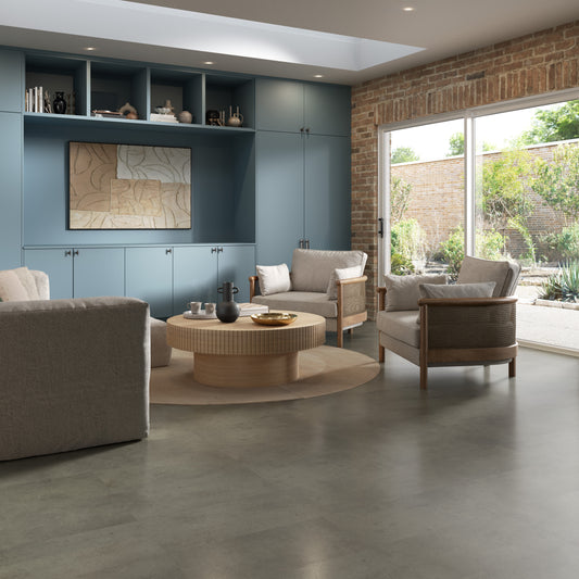 Whitby Charcoal Stone Design Tile